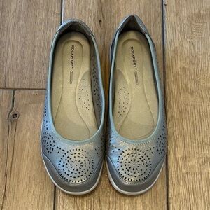 Rockport tru365 Comfort Gold Daisy Leather Ballet Flats. Women’s Size 11 EUC